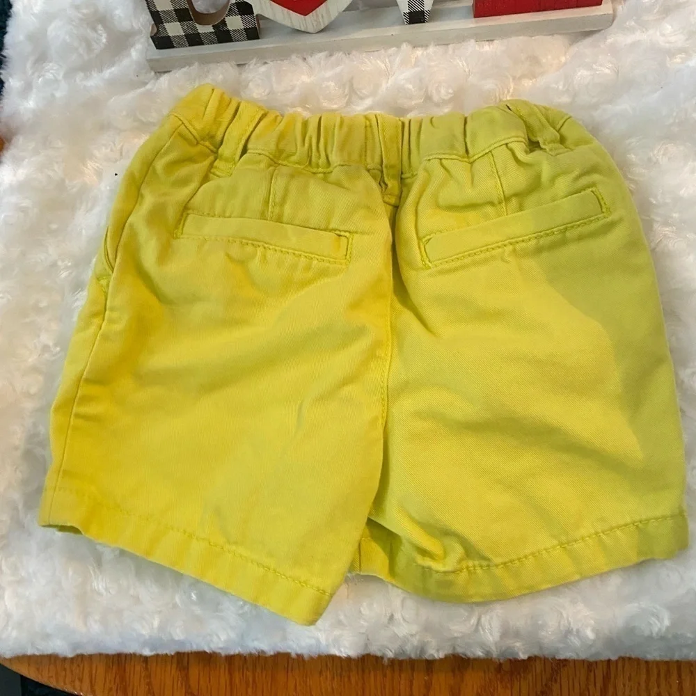 Yellow Jean Boy Shorts 12 to 18 months